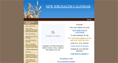 Desktop Screenshot of newjerusalemcalendar.com